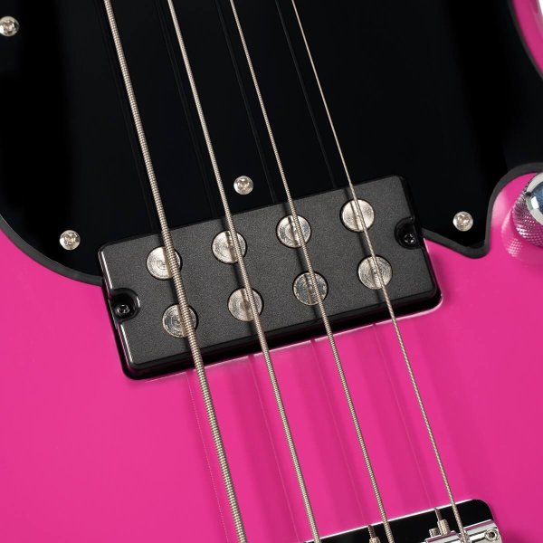 Cort GB-SHORTSCALE-FDP GB Series Short Scale 4 String Bass, Fandango Purple
