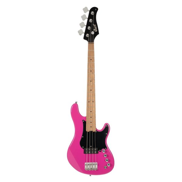 Cort GB-SHORTSCALE-FDP GB Series Short Scale 4 String Bass, Fandango Purple