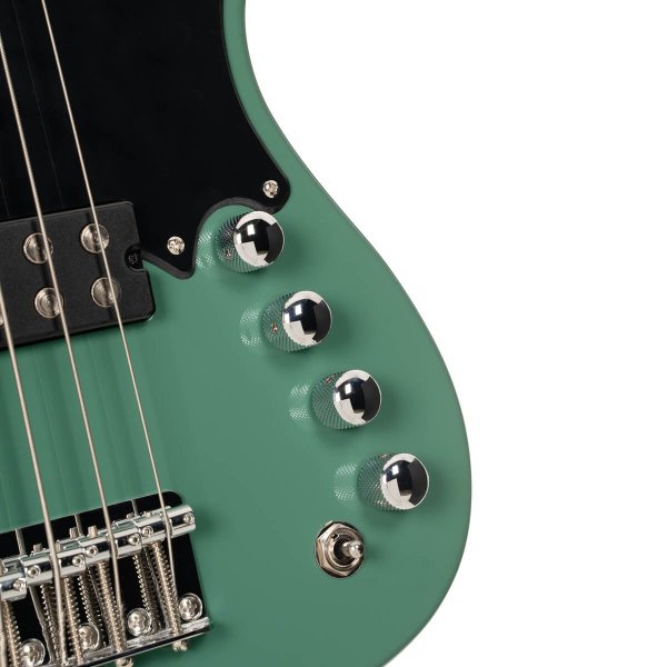 Cort GB-SHORTSCALE-FGR GB Series Short Scale 4 String Bass, Forest Green