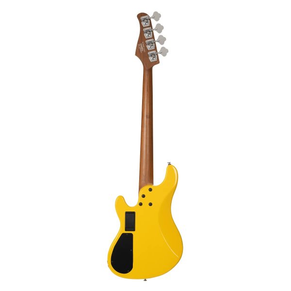 Cort GB-SHORTSCALE-YC GB Series Short Scale 4 String Bass, Yellow Crush