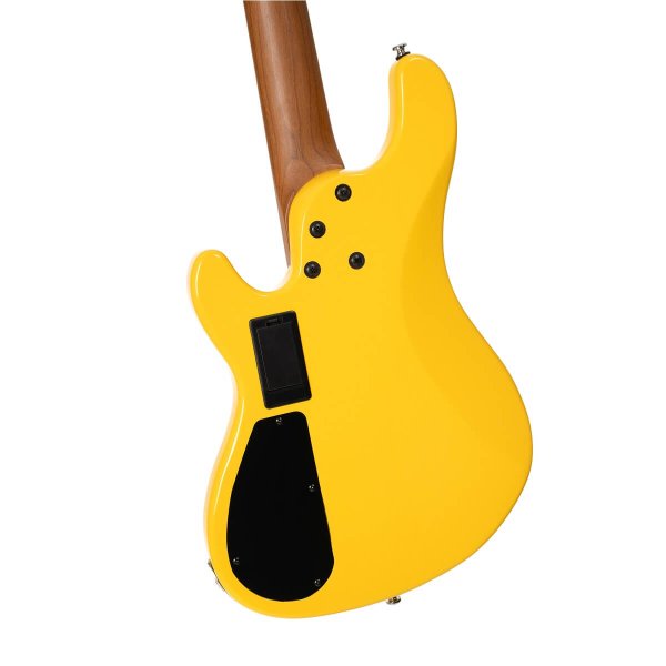 Cort GB-SHORTSCALE-YC GB Series Short Scale 4 String Bass, Yellow Crush