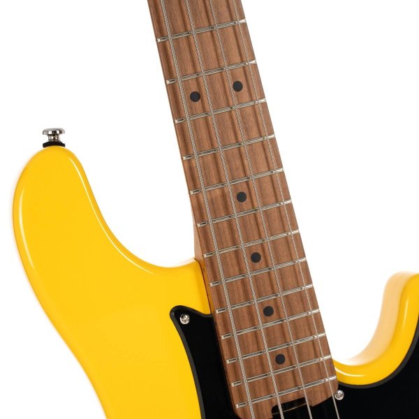 Cort GB-SHORTSCALE-YC GB Series Short Scale 4 String Bass, Yellow Crush