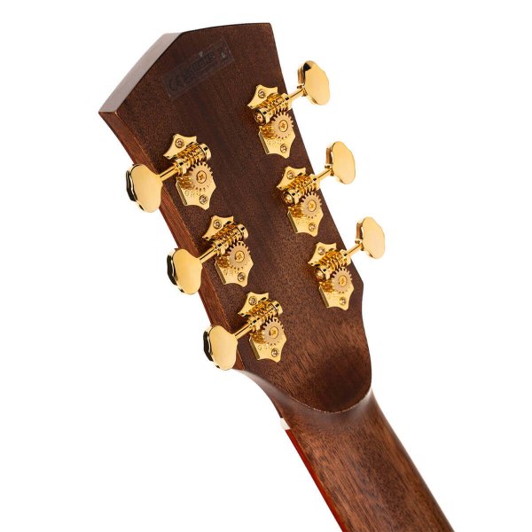 Cort GOLD-A10-CASE-NAT Gold Series A10 Cocobolo Acoustic-Electric Guitar w/Case
