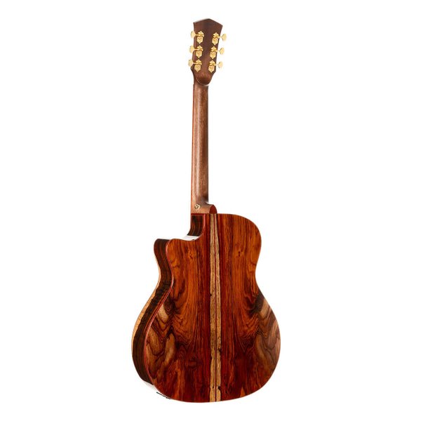 Cort GOLD-A10-CASE-NAT Gold Series A10 Cocobolo Acoustic-Electric Guitar w/Case