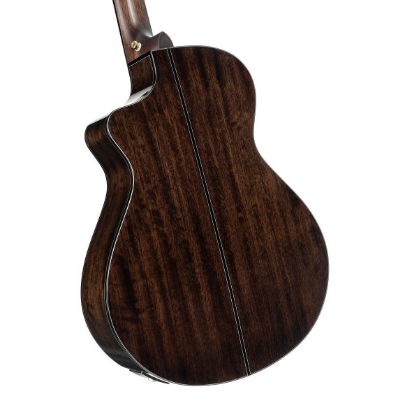 Cort GOLD-MC6-OVANGKOL-NAT Gold Series MC6 Ovangkol Acoustic-Electric Cutaway, Natural Gloss