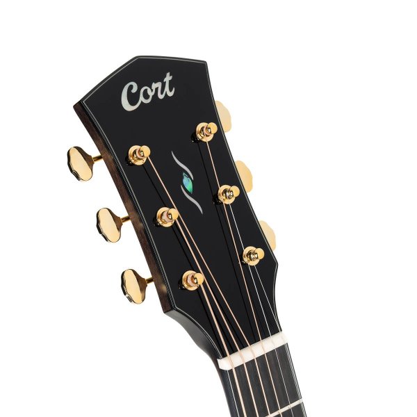 Cort GOLD-MC6-OVANGKOL-NAT Gold Series MC6 Ovangkol Acoustic-Electric Cutaway, Natural Gloss