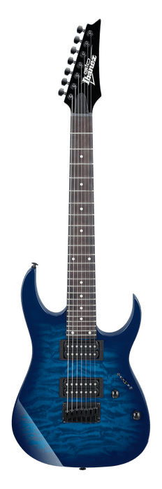 Ibanez Gio GRG7221QATBB - Transparent Blue Burst