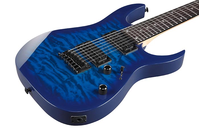 Ibanez Gio GRG7221QATBB - Transparent Blue Burst