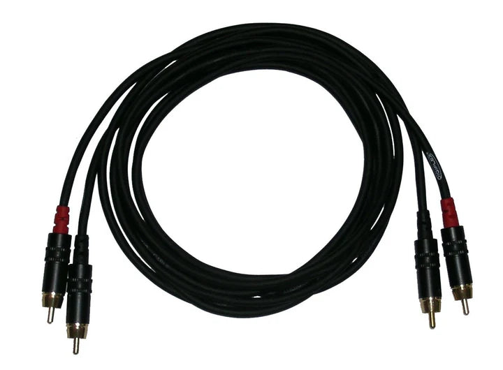 Digiflex Cable double RCA à double 1/4 TS 3'