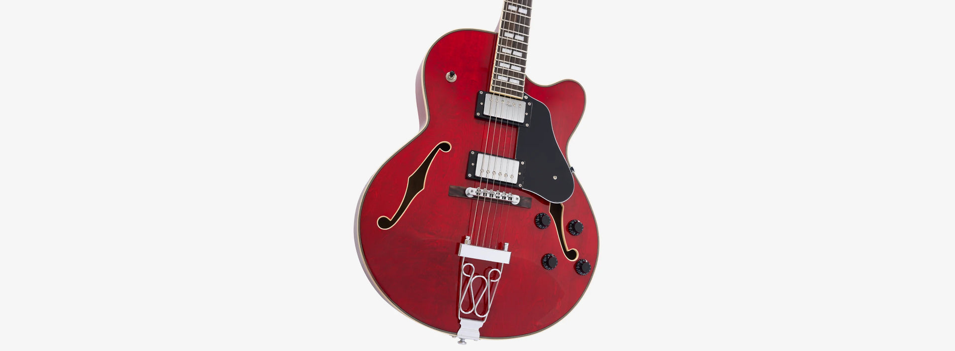 Sire Larry Carlton Hollowbody, See Through Red