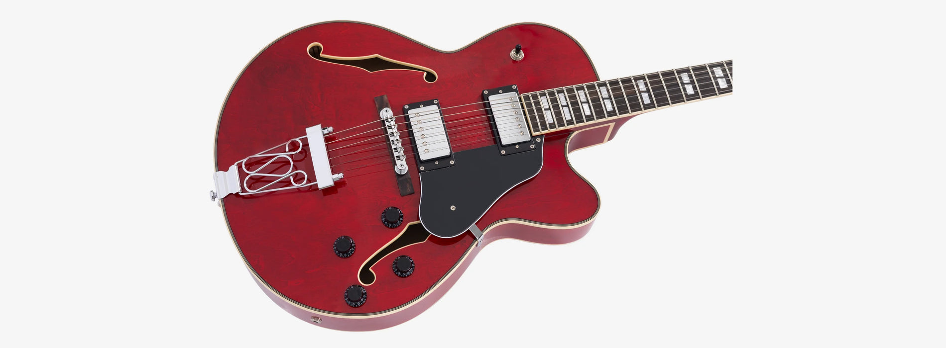 Sire Larry Carlton Hollowbody, See Through Red