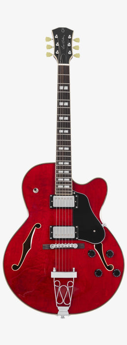 Sire Larry Carlton Hollowbody, See Through Red