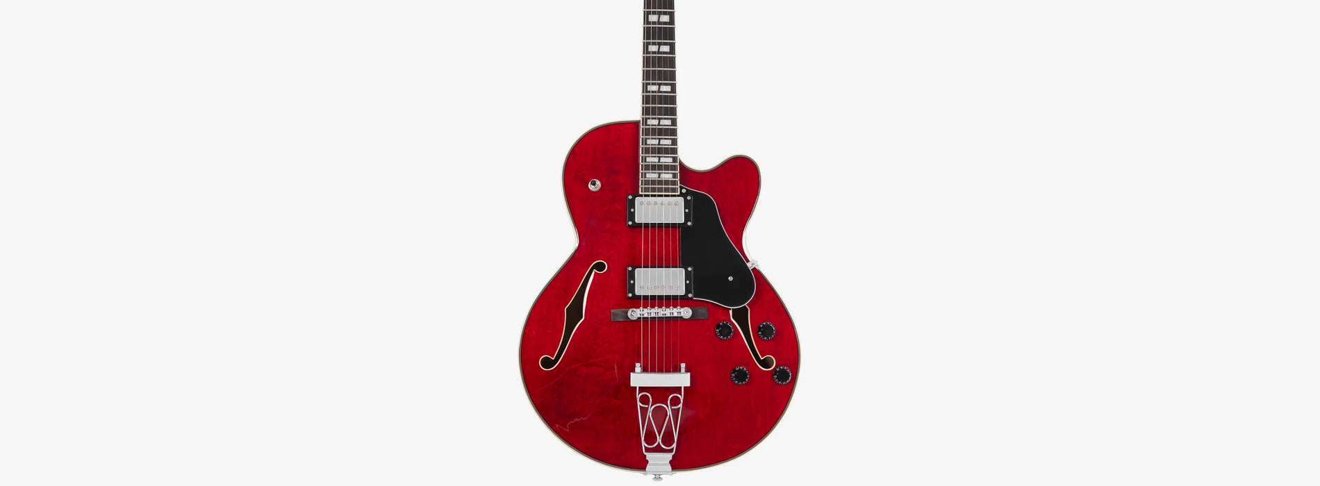 Sire Larry Carlton Hollowbody, See Through Red