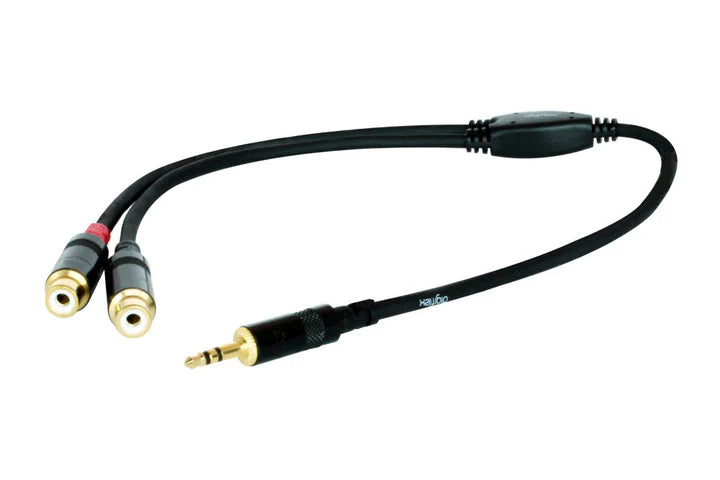 Digiflex Cable 1/8 stereo à 2 RCA 6'