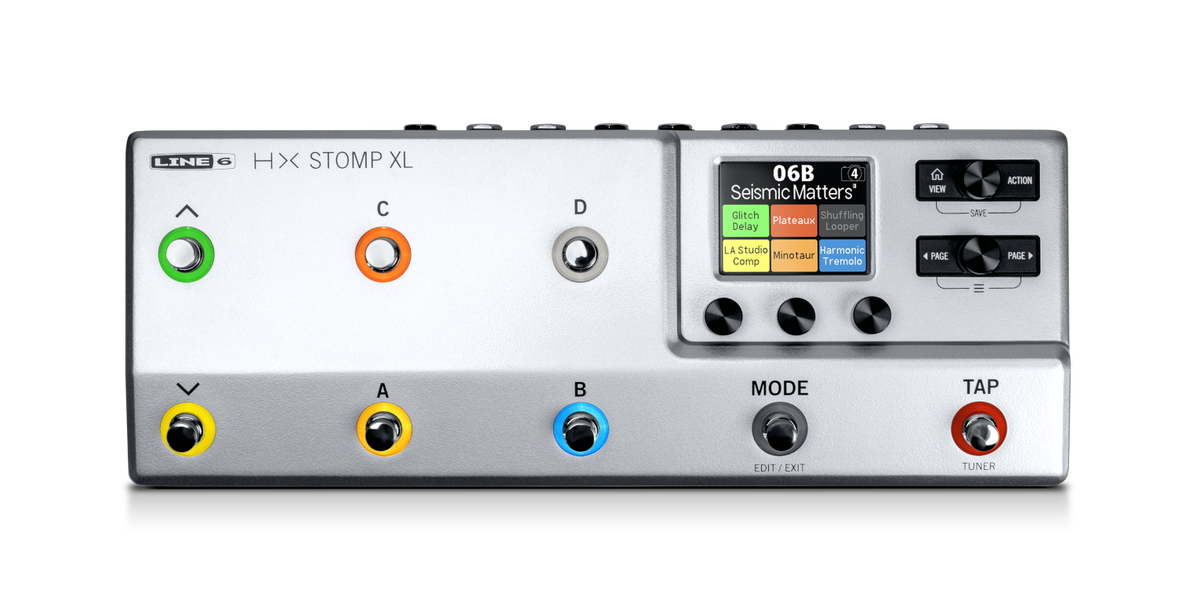 Line 6 HX Stomp XL Limited Edition Silver for Sale in Canada | Zedem Line 6 HX Stomp XL Limited Edition Silver for Sale in Canada | Zedem