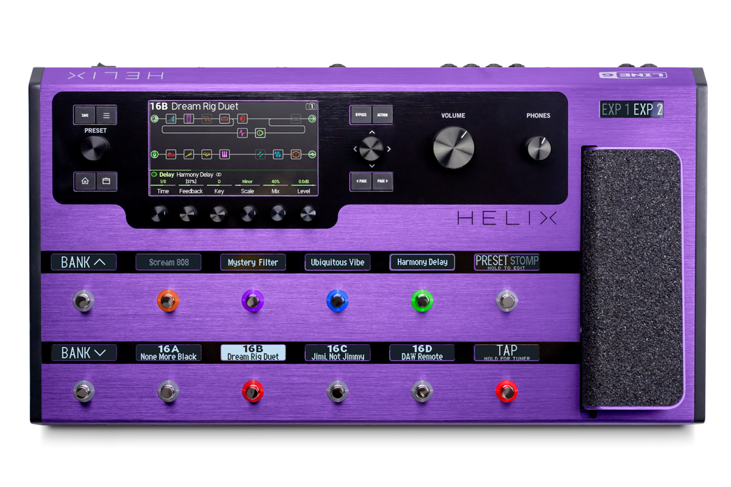 Line 6 Helix Floor Amp & Effect Processor - Limited Edition Purple