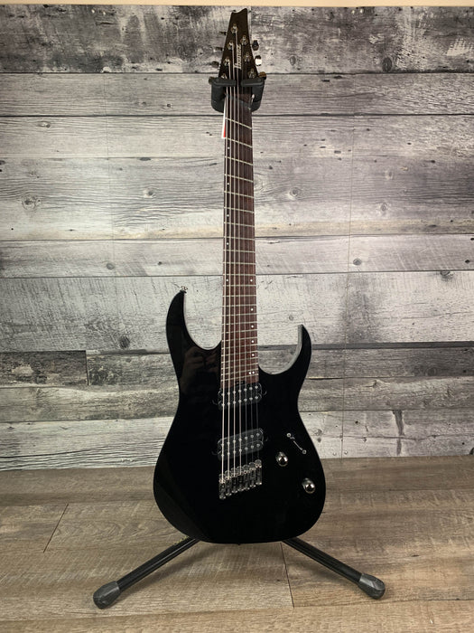 Ibanez RGMS7BK RG Multi Scale - Black - Used