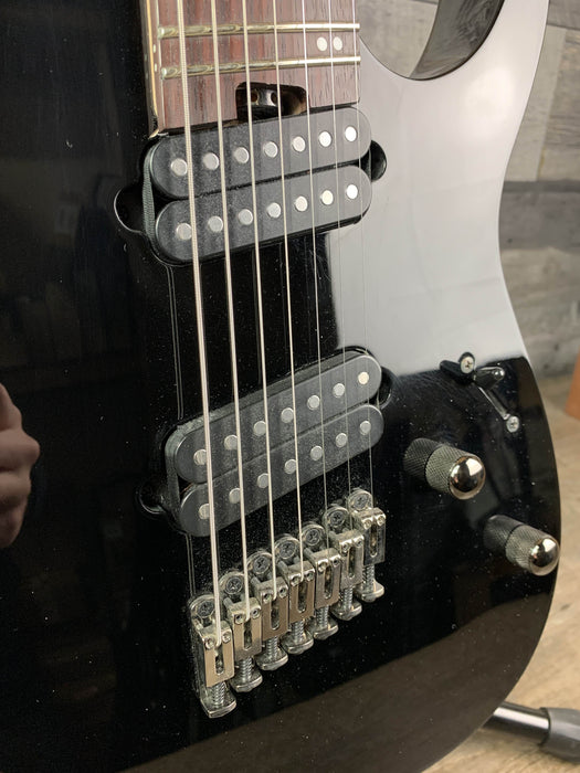 Ibanez RGMS7BK RG Multi Scale - Black - Used