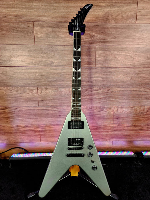 Gibson Dave Mustaine Signature Flying V EXP, Silver Metallic - Used