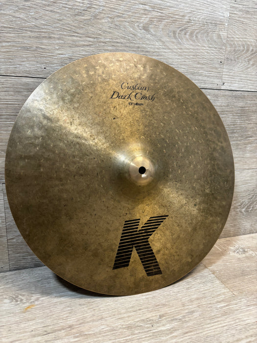Zildjian 17" K Custom Dark Crash Cymbal - Used
