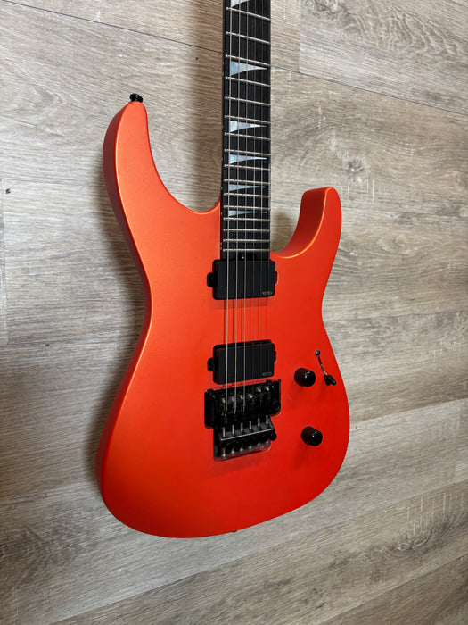 Jackson American Series Soloist SL2MG, Ebony Fingerboard, Satin Lambo Orange - B Stock