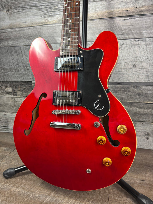 Epiphone ES-335 Dot Semi-Hollow Body - Cherry  - Used