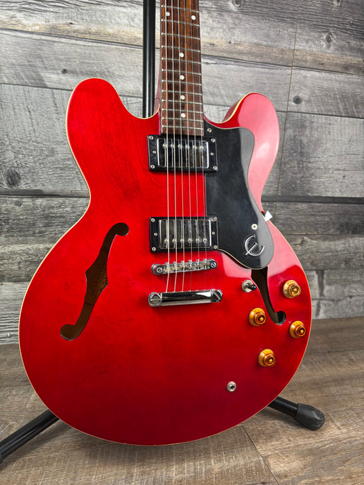 Epiphone ES-335 Dot Semi-Hollow Body - Cherry  - Used