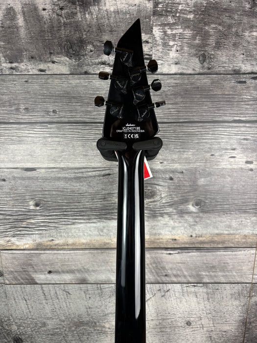 Jackson X Series Signature Marty Friedman MF-1, Laurel Fingerboard, Gloss Black with White Bevels - Demo