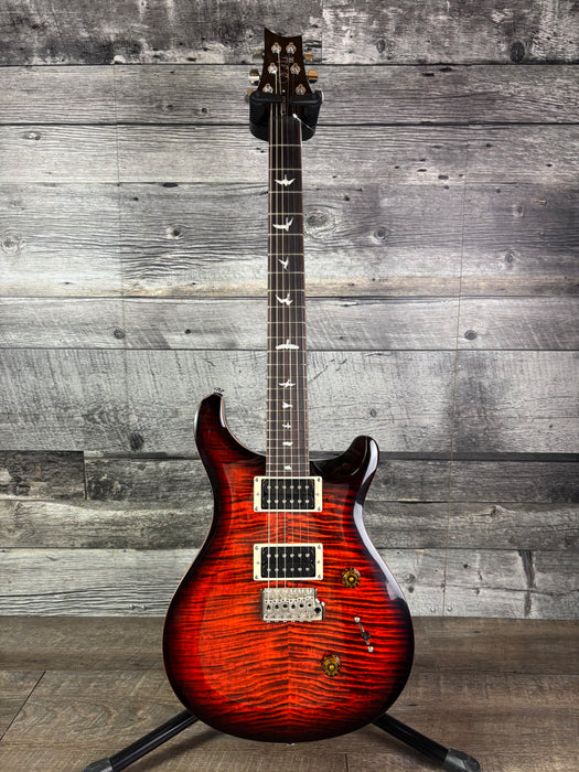 PRS SE Custom 24, Orange Tiger Smokeburst
