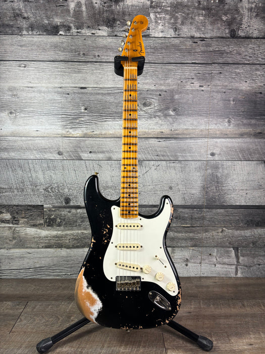 Fender Custom Shop 1956 Hardtail Stratocaster Heavy Relic, Black