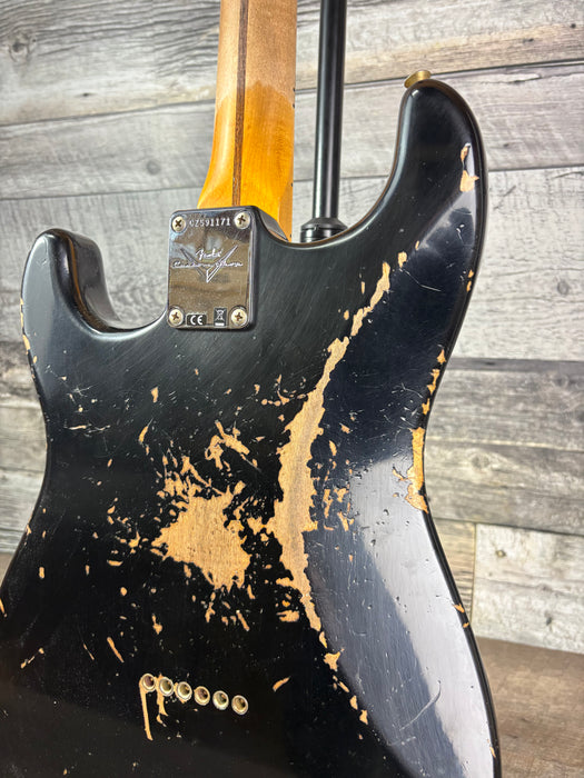 Fender Custom Shop 1956 Hardtail Stratocaster Heavy Relic, Black