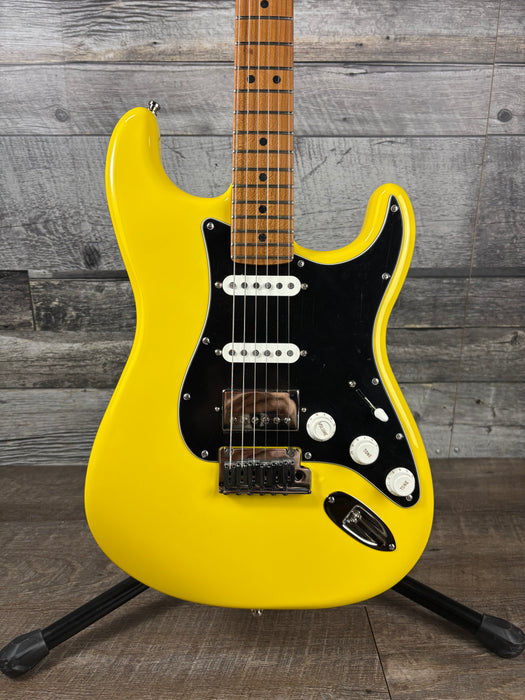 Fender Limited Edition American Ultra II Stratocaster HSS, Roasted Maple Fingerboard, Graffiti Yellow