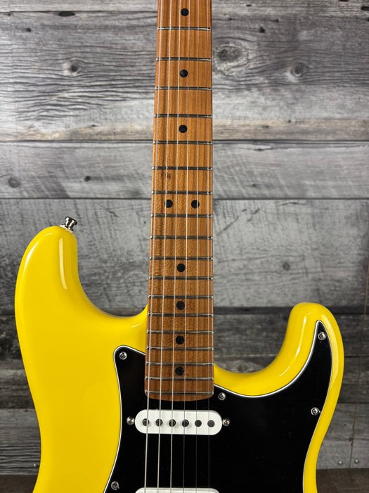 Fender Limited Edition American Ultra II Stratocaster HSS, Roasted Maple Fingerboard, Graffiti Yellow