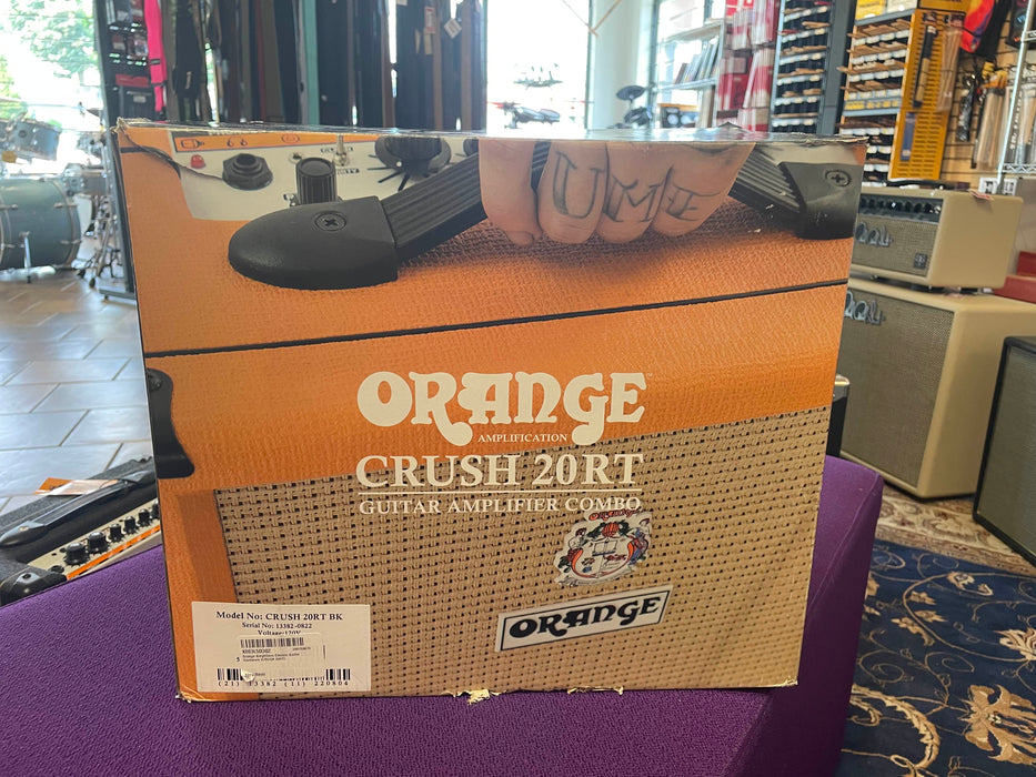 Orange CRUSH20RT 20w 1x8 Guitar Combo Black - USE