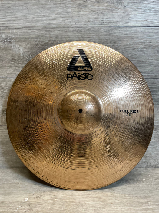 Paiste 20" Alpha Full Ride Cymbal - Used