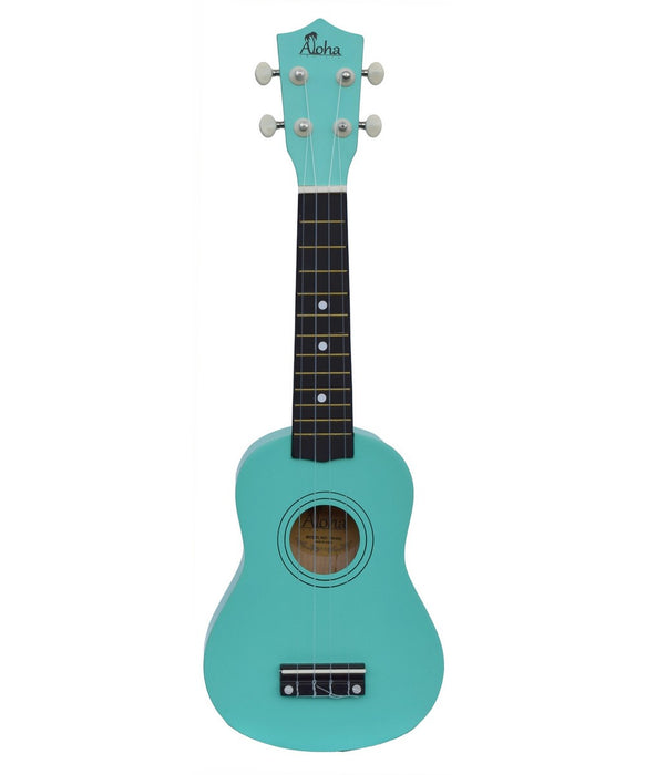 Aloha UK402 Soprano Ukulele - Cyan