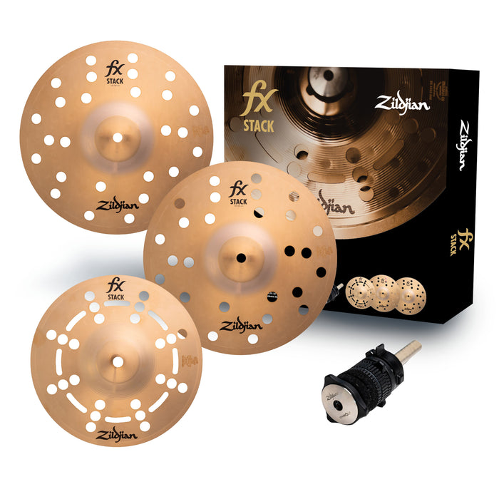 Zildjian FXSTK10 FX Splash 3-Cymbal Stack - 10"