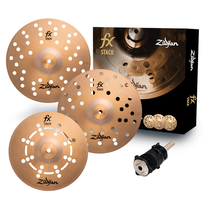 Zildjian FXSTK12 FX Splash 3-Cymbal Stack - 12