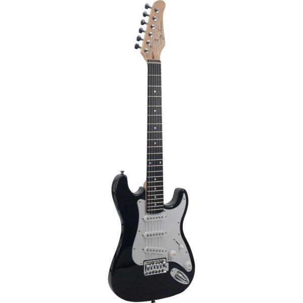 Jay Turser 3/4 Size S-Style Electric Guitar, Black