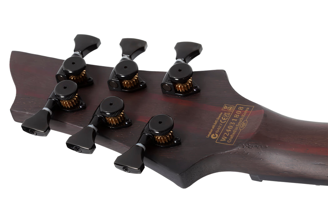 Schecter John Browne Tao-6 Electric Guitar, Ozone Burst