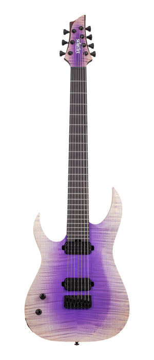 Schecter John Browne Tao-7 Left-Handed 7-String Electric Guitar, Ozone Burst