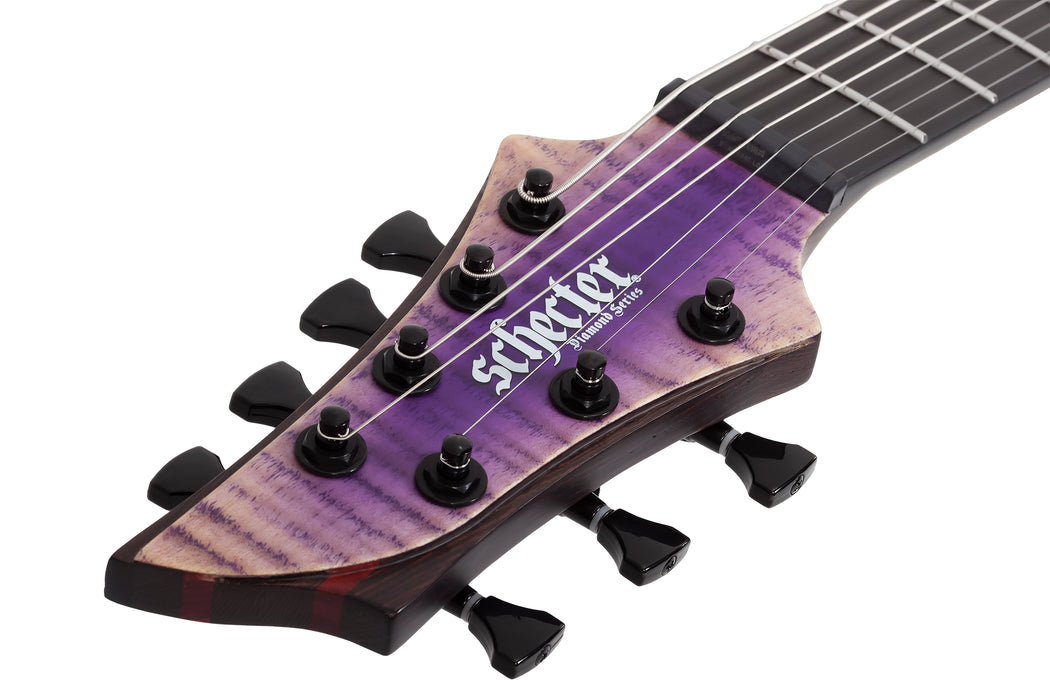 Schecter John Browne Tao-7 Left-Handed 7-String Electric Guitar, Ozone Burst