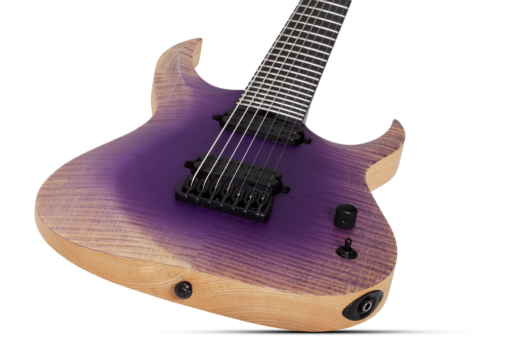 Schecter John Browne Tao-7 7-String Electric Guitar, Ozone Burst