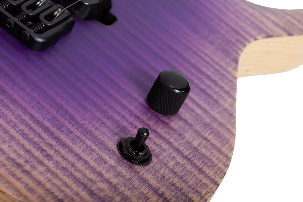 Schecter John Browne Tao-7 7-String Electric Guitar, Ozone Burst