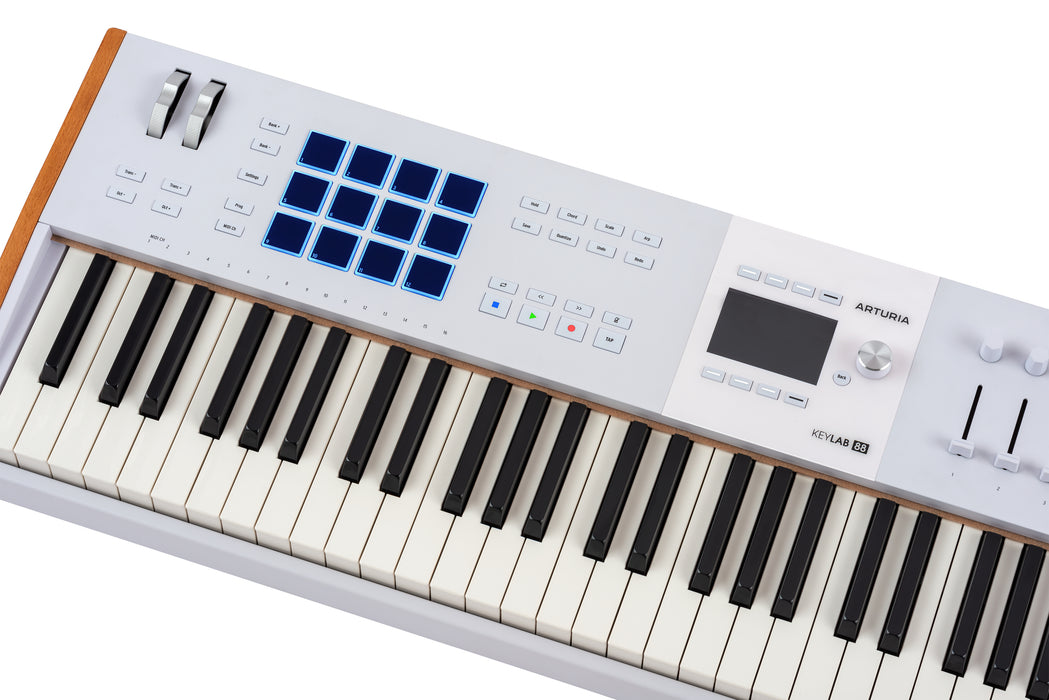 Arturia KeyLab 88 MK3 Universal MIDI Controller Keyboard, White