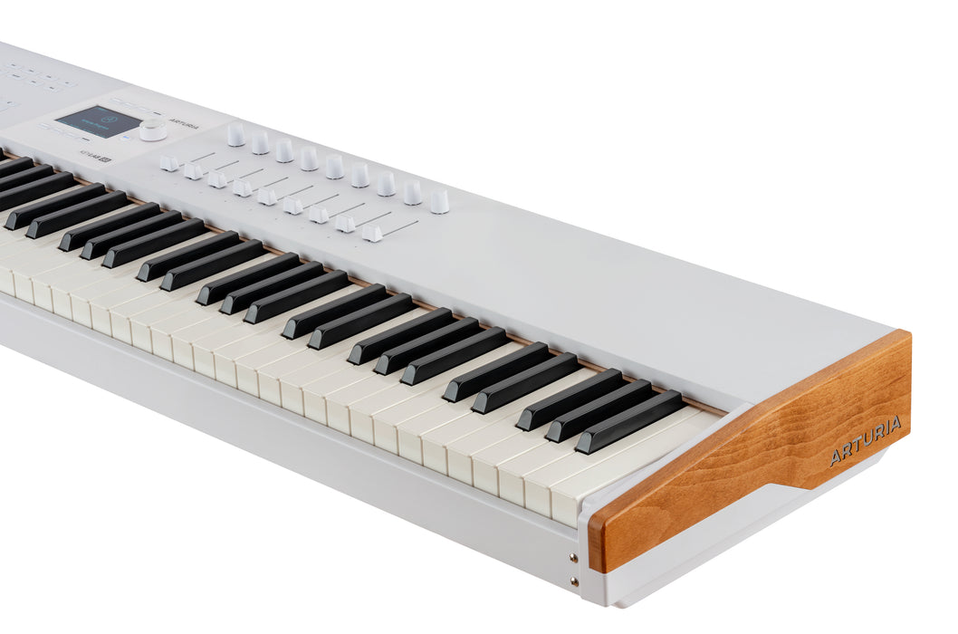 Arturia KeyLab 88 MK3 Universal MIDI Controller Keyboard, White