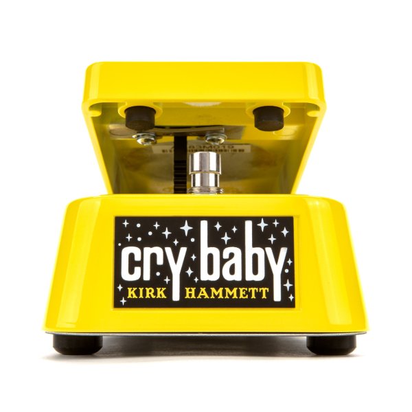 Dunlop Kirk Hammett Cry Baby Wah, Yellow Sparkle Edition
