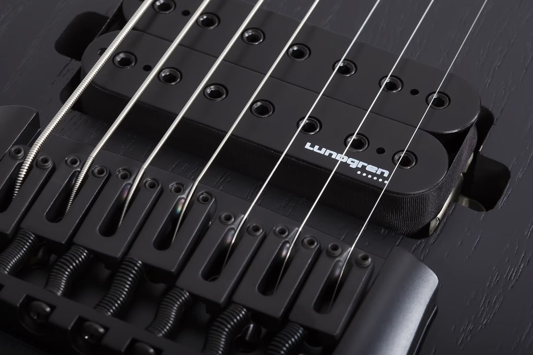 Schecter Km-7 MK-III Ex Electric Guitar, Satin Black Open Pore