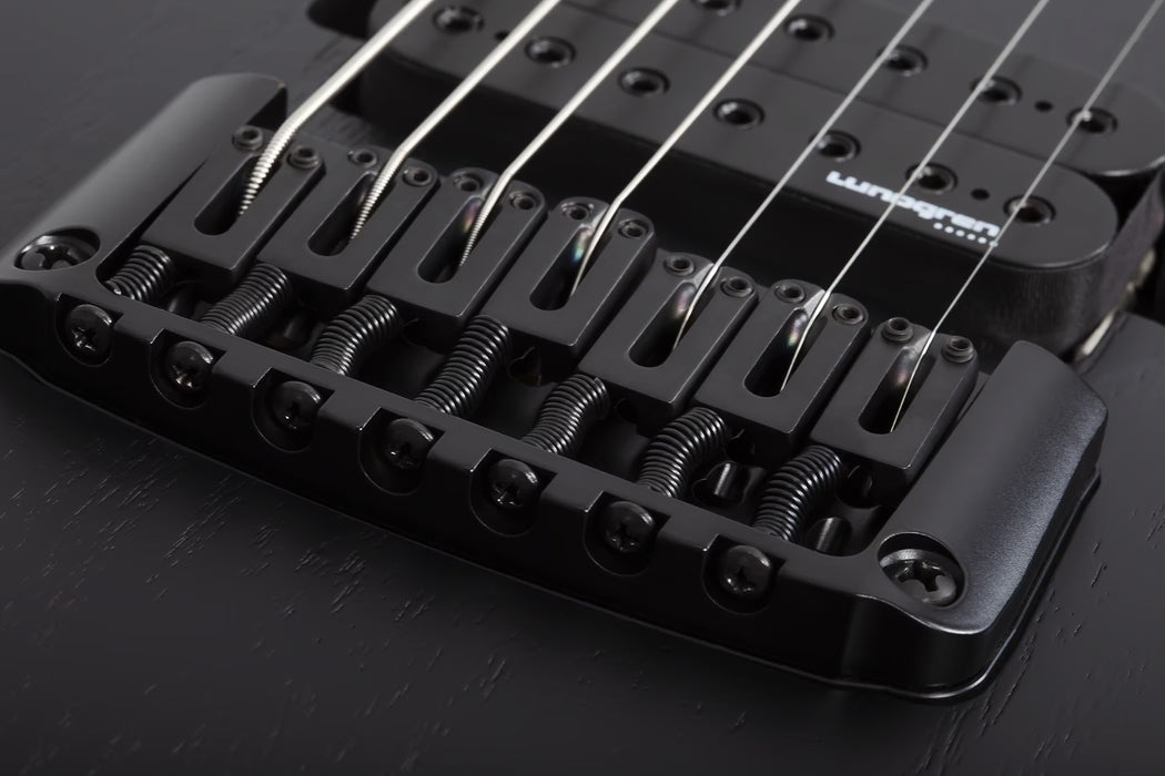 Schecter Km-7 MK-III Ex Electric Guitar, Satin Black Open Pore