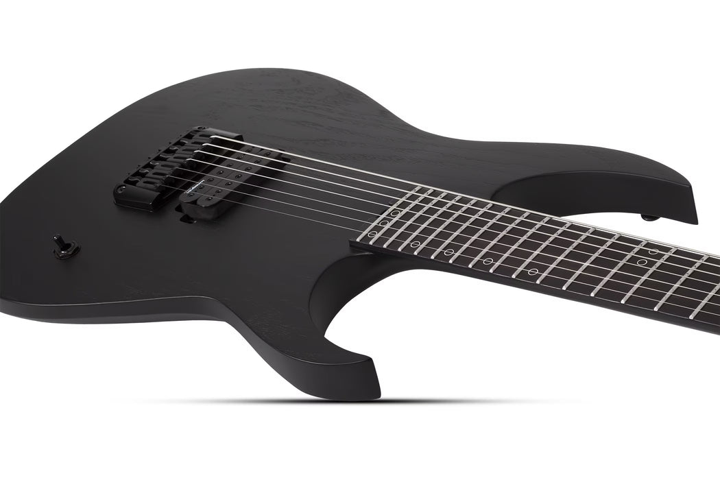Schecter Km-7 MK-III Ex Electric Guitar, Satin Black Open Pore